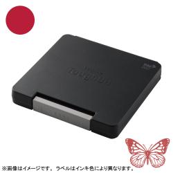 シャチハタ　スタンプ台 タフダ　記念スタンプ用 茜色(あかねいろ)