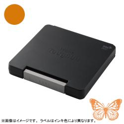 シャチハタ　スタンプ台 タフダ　記念スタンプ用 蜜柑色(みかんいろ)