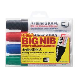 Artline アートライン ホワイトボードマーカー 丸5 4本セット_1