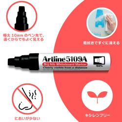 Artline アートライン ホワイトボードマーカー 角10 4本セット_3