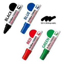 Artline アートライン ホワイトボードマーカー 丸5 4本セット_8