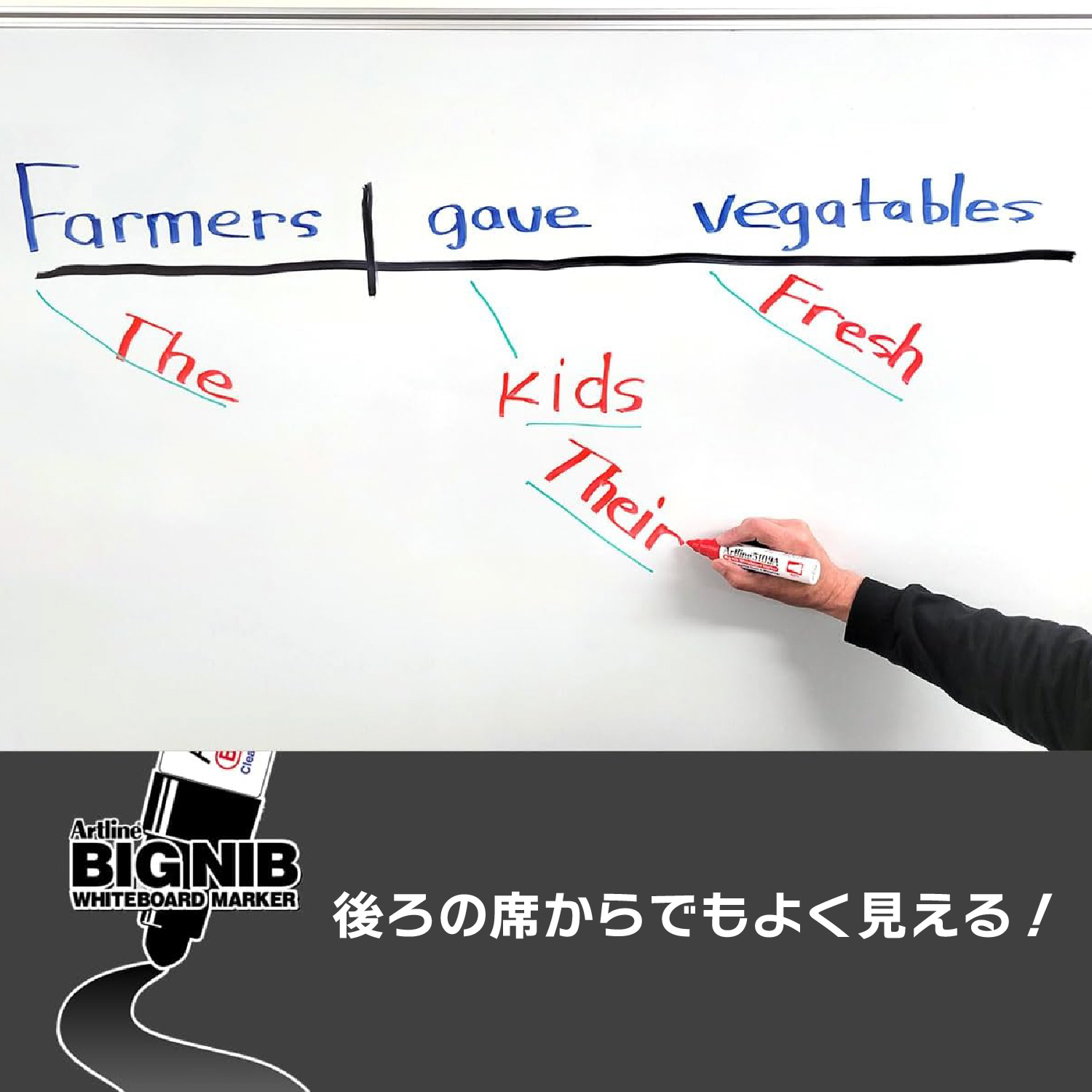 Artline アートライン ホワイトボードマーカー 角10_6