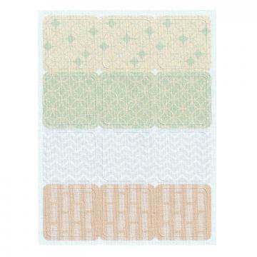 布に貼れるお名前シール 布に貼れるお名前シール　柄A