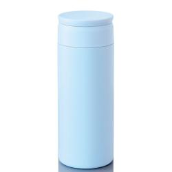 フォルテック　食洗器対応 シームレス 水筒 マグボトル 350ml スクリュー栓 真空断熱ボトル 保温 保冷 350ml/ライトブルー