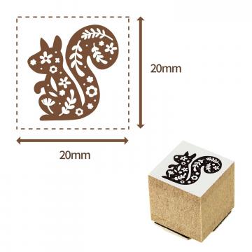 シャチハタ クラフトはんこ 洋柄 洋柄 20×20mm 022