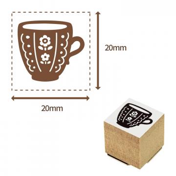 シャチハタ クラフトはんこ 洋柄 洋柄 20×20mm 023
