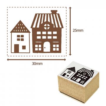 シャチハタ クラフトはんこ 洋柄 洋柄 25×30mm 023