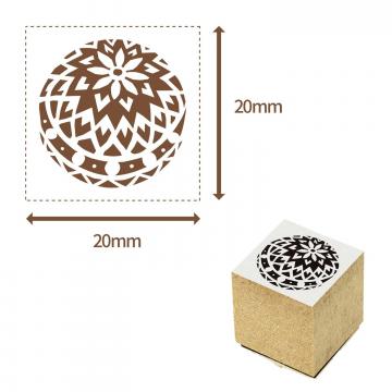 シャチハタ クラフトはんこ 和柄 和柄 20×20mm 021