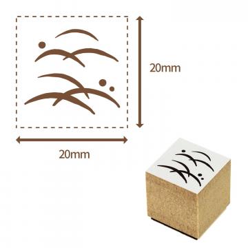 シャチハタ クラフトはんこ 和柄 和柄 20×20mm 026