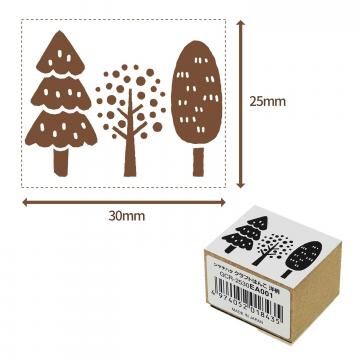 シャチハタ クラフトはんこ 洋柄 洋柄 25×30mm 001