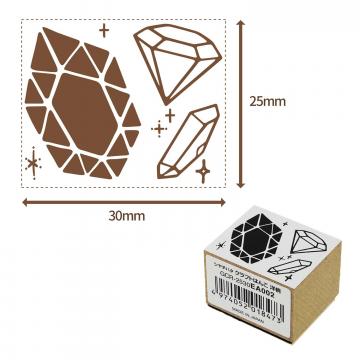 シャチハタ クラフトはんこ 洋柄 洋柄 25×30mm 002