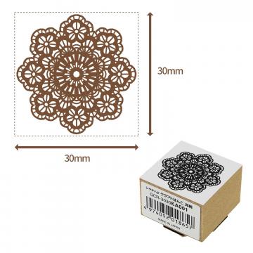 シャチハタ クラフトはんこ 洋柄 洋柄 30×30mm 001