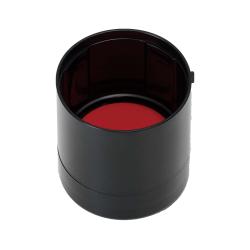 データーネームEX18号 ブラック キャップ DNEX18号　キャップ　BK　赤