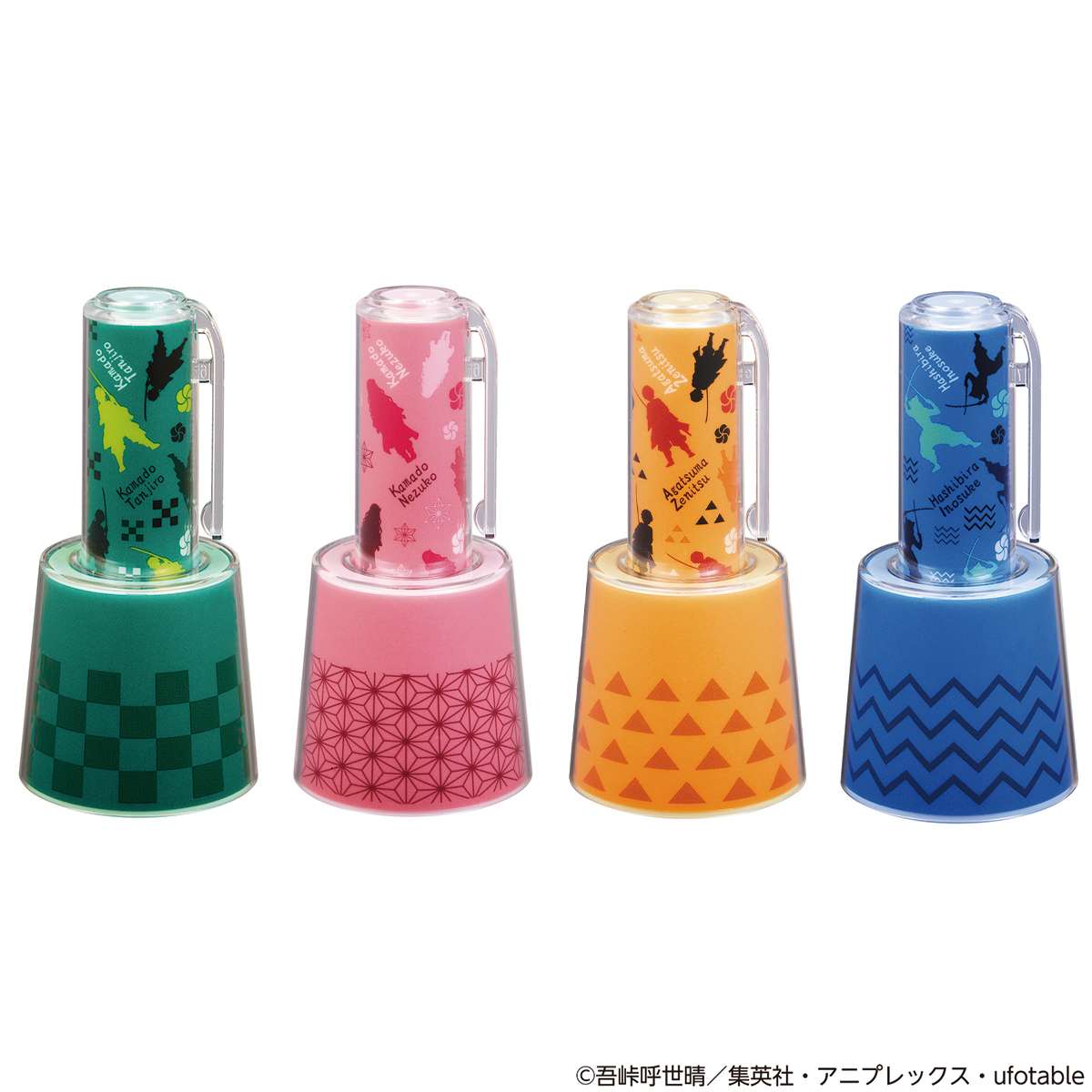 公式通販 鬼滅の刃 ネーム9着せ替えパーツ クリップホルダー スタンドの商品詳細ページ シヤチハタオフィシャルショップ シャチハタではありません
