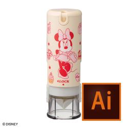 シャチハタ キャップレス9【データ入稿】/ディズニー ミニーマウス