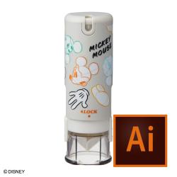 シャチハタ キャップレス9【データ入稿】/ディズニー ミッキーマウス