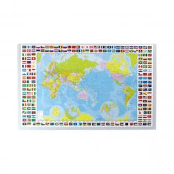 学習マット 世界地図