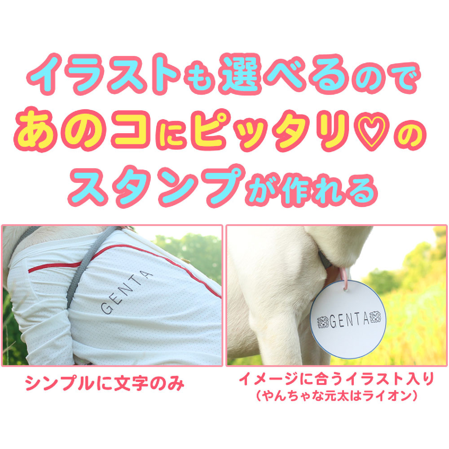 おなまえスタンプ ペット用【メールオーダー式】_7