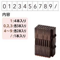 連結数字スタンプ　　ナンバリング・　ナンバリング用記号 ナンバリング
