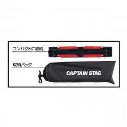 キャプテンスタッグ(CAPTAIN STAG) キャンプ バーベキュー用 机 アルミ ロール テーブル コンパクト ブラック_2