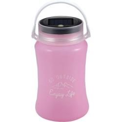 キャプテンスタッグ(CAPTAIN STAG) キャンプ ランタン ライト フローティング LED ランタン typeII ソーラー&USB充電式 ピンク