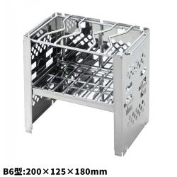 キャプテンスタッグ(CAPTAIN STAG) バーベキューコンロ 焚火台 1台3役 折りたたみ カマド スマートグリル バッグ付 3段階調節可能 B5型/B6型 スマートグリル B6型