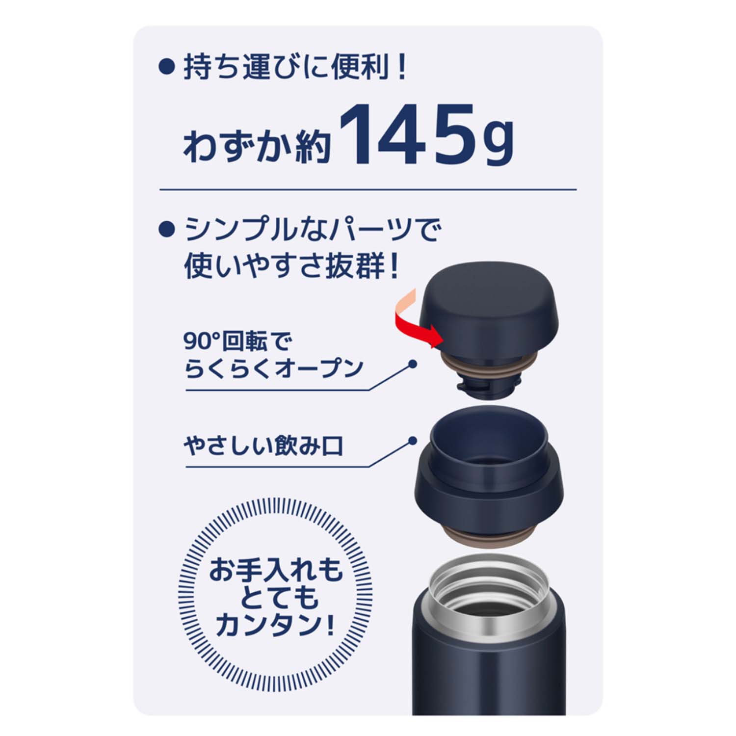 THERMOS 真空断熱ケータイマグ  250ml _4