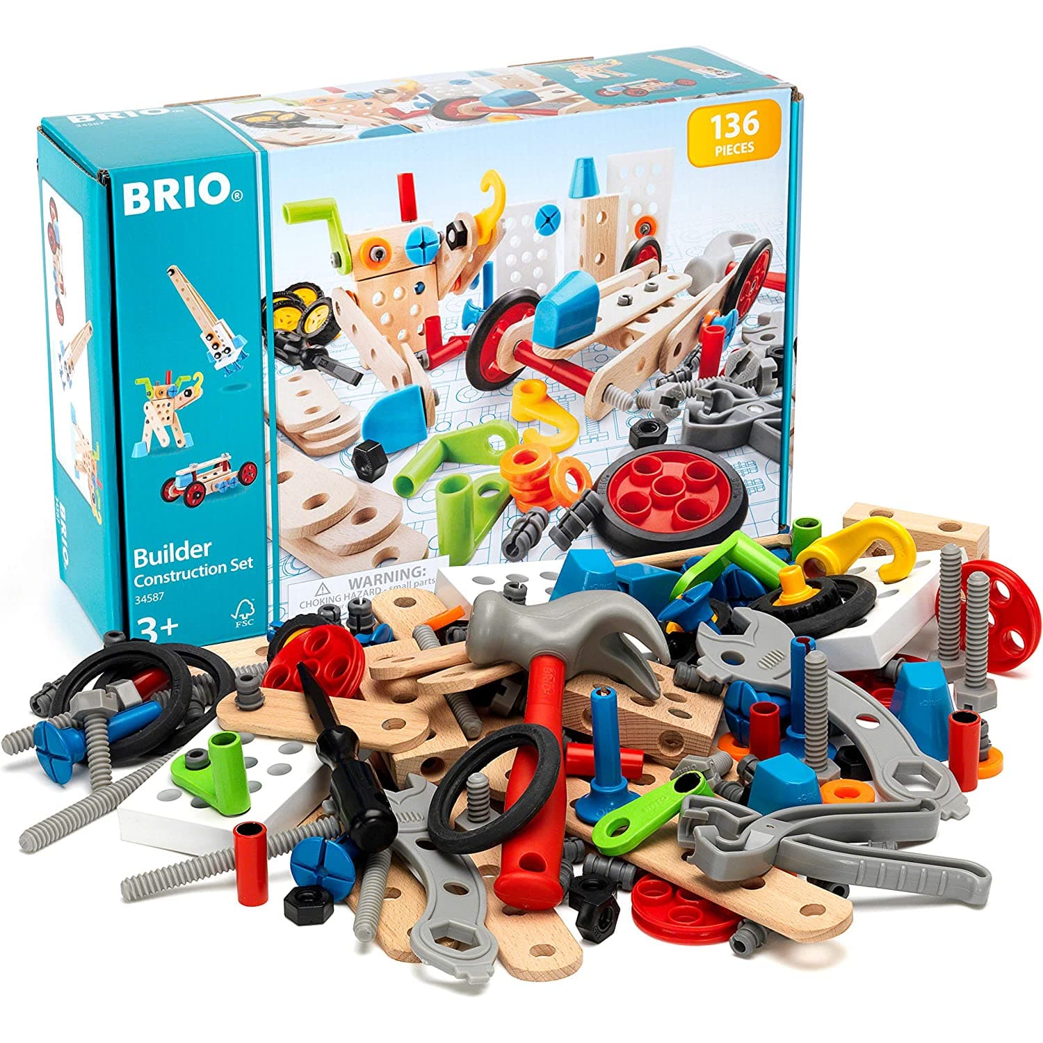 BRIO ブリオ ビルダー コンストラクションセット 全136ピースび 知育玩具  正規輸入品_1