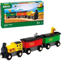 BRIO ブリオ WORLD サファリトレイン 電車の木のレール 機関車 正規輸入品_1