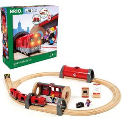 BRIO ブリオ WORLD メトロレールウェイセット 木製 レール  正規輸入品_1