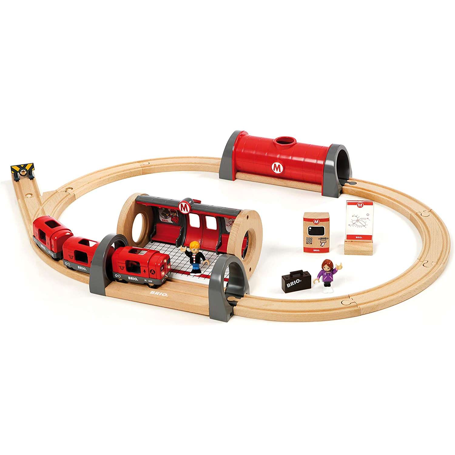 BRIO ブリオ WORLD メトロレールウェイセット 木製 レール  正規輸入品_3