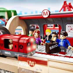 BRIO ブリオ WORLD メトロレールウェイセット 木製 レール  正規輸入品_4