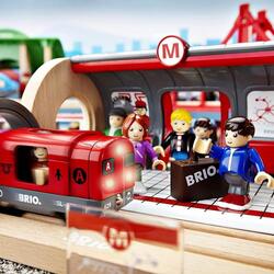 BRIO ブリオ WORLD メトロレールウェイセット 木製 レール  正規輸入品_4