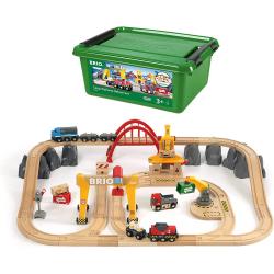 BRIO ブリオ WORLD カーゴレールデラックスセット 全54ピース レール 正規輸入品_1