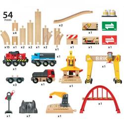 BRIO ブリオ WORLD カーゴレールデラックスセット 全54ピース レール 正規輸入品_2