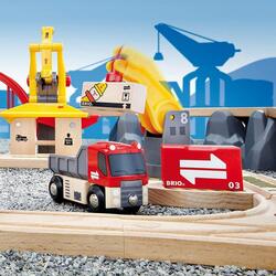 BRIO ブリオ WORLD カーゴレールデラックスセット 全54ピース レール 正規輸入品_3