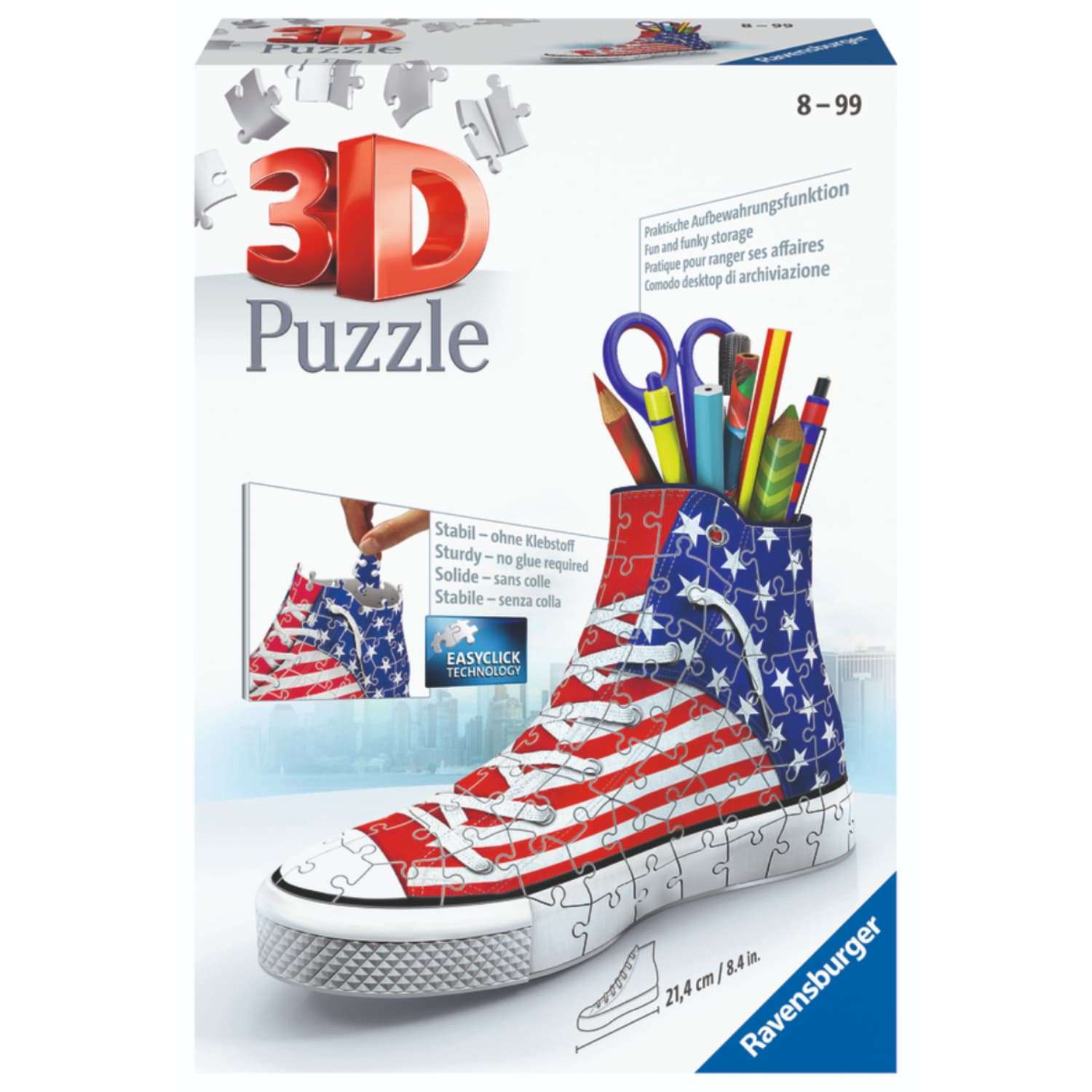 BRIO Ravensburger 3Dパズル スニーカー アメリカン 108ピース 正規輸入品