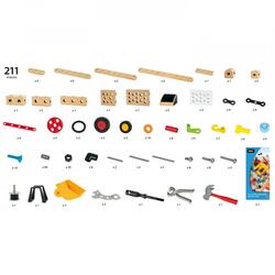 BRIO ブリオ ビルダー アクティビティセット 全210ピース 大工さん 知育玩具 正規輸入品_2
