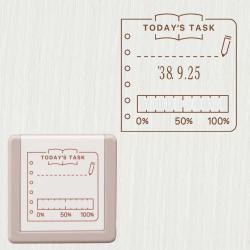 デイリーログスタンプ  マスター部 マスター部 08<br>タスクと達成度