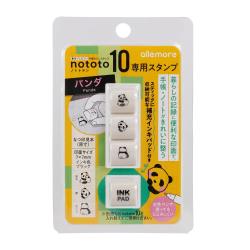 nototo 10 (ノトトテン) 専用スタンプ&専用スティック ノトトテン専用スタンプ　パンダ