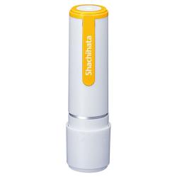 シャチハタ ネーム9 別製 ふりがな印 波線(横) ホワイトイエロー