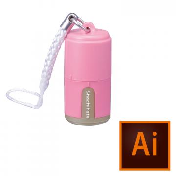 プチらっかん 別製　(7.5×7.5mm)【データ入稿】 ピンク