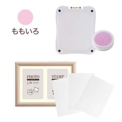 ぺたっち 犬猫用 フォトフレームセット フォトフレームセット ももいろ