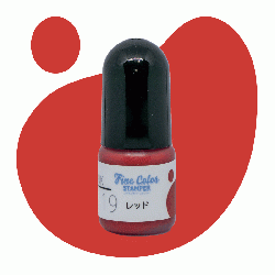 ファインカラースタンパー用補充インク5CC 19:レッド