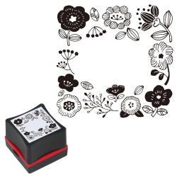 ファインカラースタンパー　大人かわいいスタンプ 1.花枠1