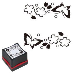 ファインカラースタンパー　大人かわいいスタンプ 5.ちょうちょ