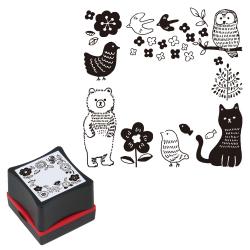 ファインカラースタンパー　大人かわいいスタンプ 6.動物
