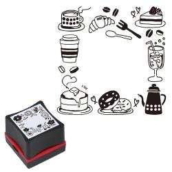 ファインカラースタンパー　大人かわいいスタンプ 7.3時のおやつ