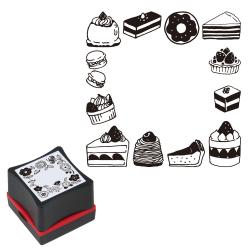 ファインカラースタンパー　大人かわいいスタンプ 8.ケーキ