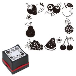 ファインカラースタンパー　大人かわいいスタンプ 9.くだもの